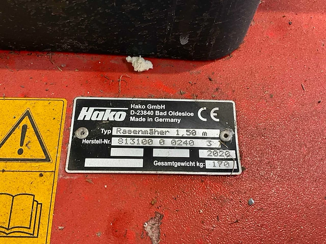 2020 hako rasenmäher maaimachine - afbeelding 3 van  16