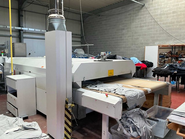 2020 hebbecker vj-ii-2-9090-4180 textiel tunneldroogmachine - afbeelding 1 van  7