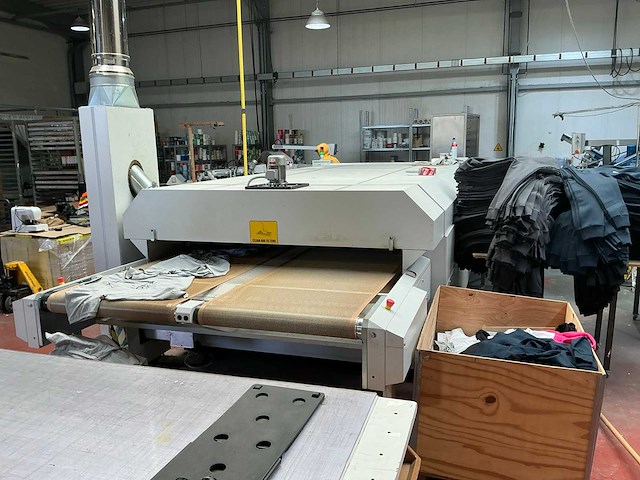 2020 hebbecker vj-ii-2-9090-4180 textiel tunneldroogmachine - afbeelding 2 van  7