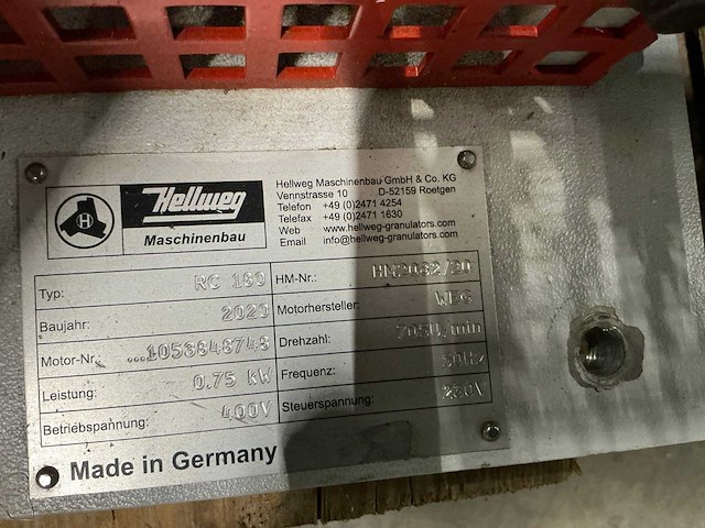 2020 hellweg rc180 maalmolen - afbeelding 4 van  4