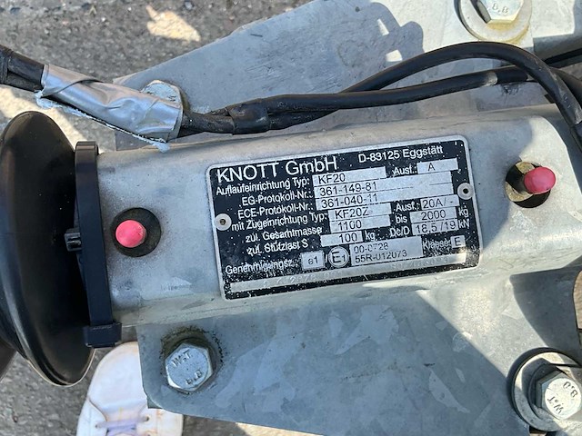 2020 henra kf20 aanhangwagen - afbeelding 12 van  14