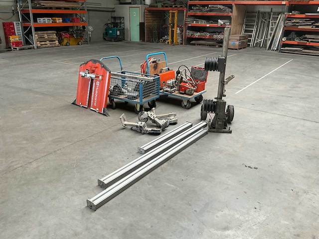 2020 husqvarna cs10 wand-en kabelzaagmachine met afstandsbediening. betonzaag - afbeelding 1 van  15