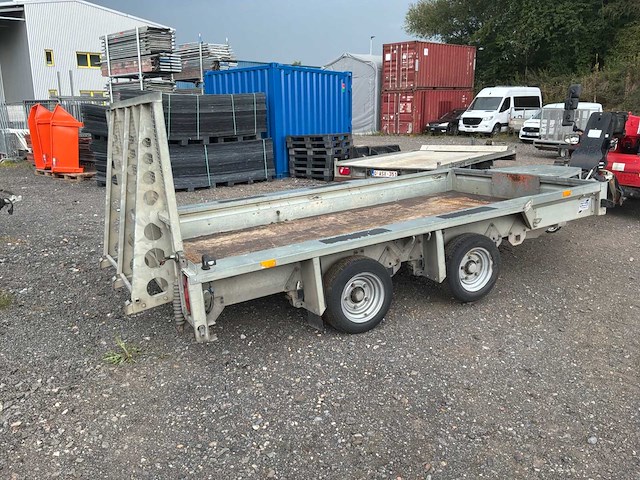 2020 ifor williams trailers gx126 ifor williams gx126 flatbed trailer / trailer – 3.500 kg – 2020 – dubbele assen - afbeelding 1 van  19