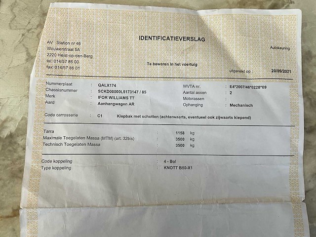 2020 ifor williams tt35 kipper 3500kg - afbeelding 14 van  24