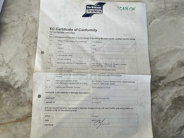 2020 ifor williams tt35 kipper 3500kg - afbeelding 15 van  24