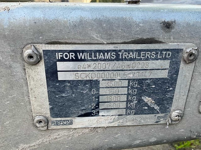 2020 ifor williams tt35 kipper 3500kg - afbeelding 9 van  19