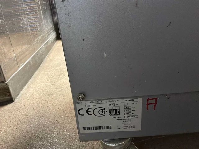 2020 jac self + model spl 450/10 broodsnijmachine - afbeelding 4 van  10