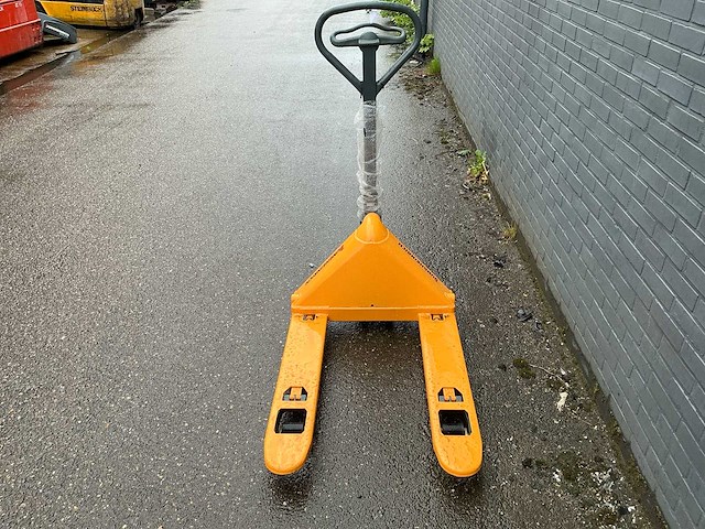 2020 jungheinrich am 15l breedspoor hand hydraulische palletwagen - afbeelding 3 van  7