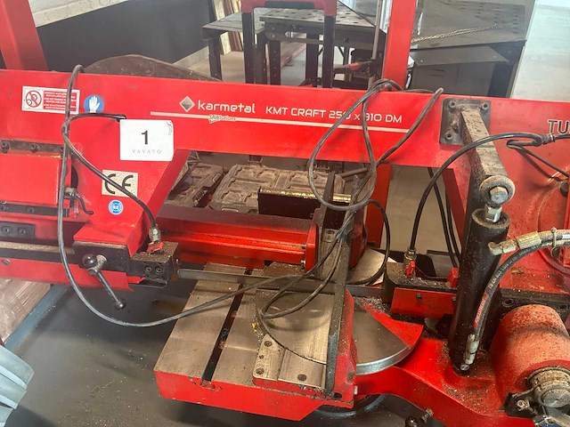 2020 karmetal kmt craft 250x310 dm metalen horizontale bandzaagmachine - afbeelding 2 van  4