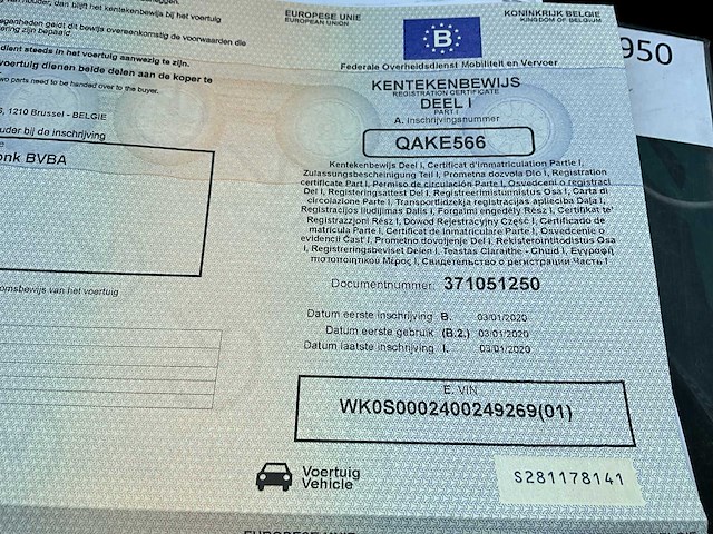 2020 kögel sn 24 schuifzeiloplegger - afbeelding 6 van  10
