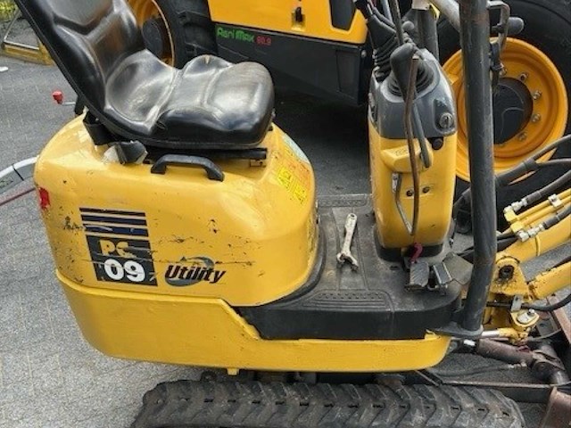 2020 komatsu pc09-1 minigraafmachine - afbeelding 7 van  7