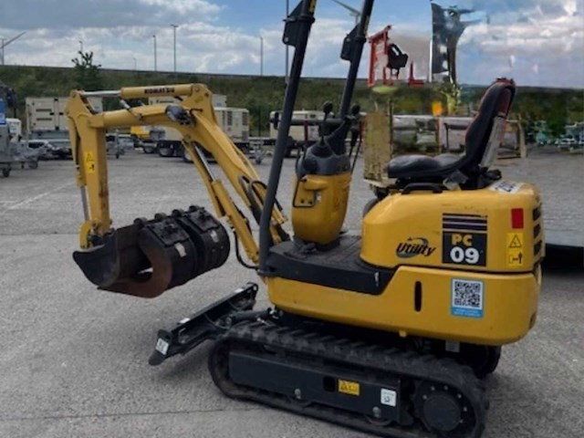 2020 komatsu pc09-1 minigraafmachine - afbeelding 3 van  3