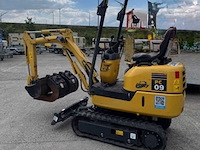 2020 komatsu pc09-1 minigraafmachine - afbeelding 3 van  3