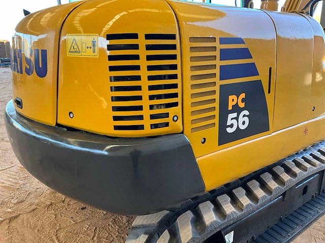 2020 komatsu pc56-7 rupsgraafmachine - afbeelding 9 van  23