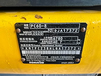 2020 komatsu pc60-8 rupsgraafmachine - afbeelding 15 van  24