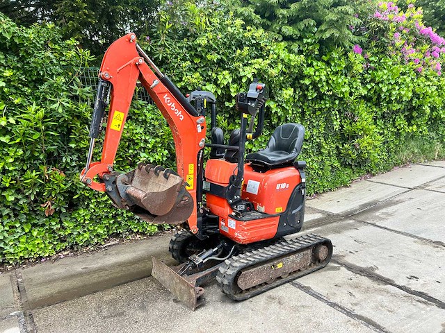 2020 kubota u10 side lever - rupsgraafmachine - afbeelding 1 van  1