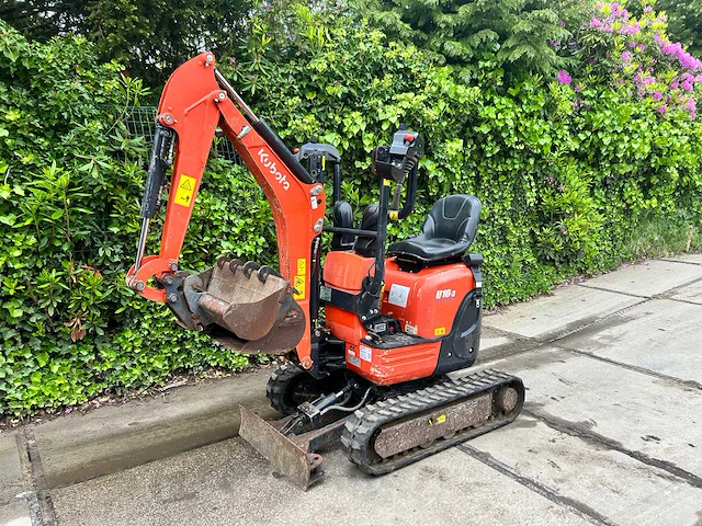 2020 kubota u10 side lever - rupsgraafmachine - afbeelding 1 van  1