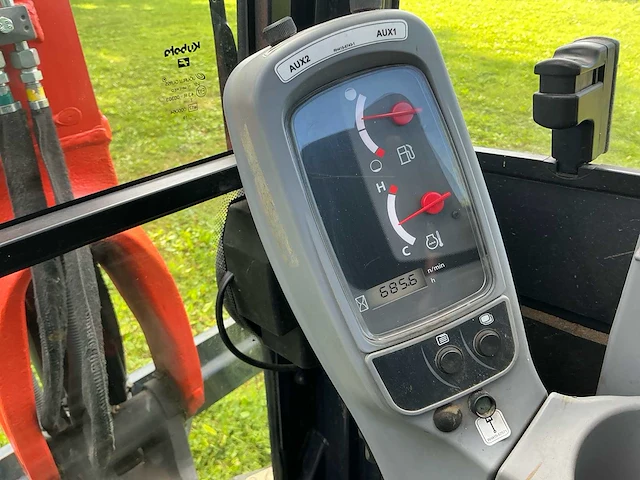 2020 kubota u27-4 hi minigraafmachine met hydraulische sorteergrijper en diverse bakken - afbeelding 4 van  26