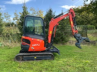 2020 kubota u27-4 hi minigraafmachine met hydraulische sorteergrijper en diverse bakken - afbeelding 23 van  26