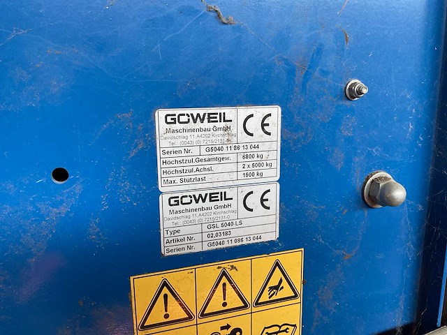 2020 lely rp 245 profi balenpers + goweil g5040 kombi - afbeelding 14 van  31