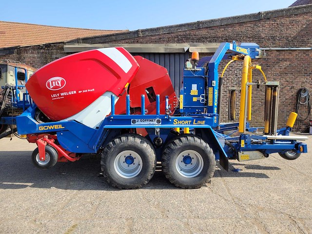 2020 lely rp 245 profi balenpers + goweil g5040 kombi - afbeelding 12 van  31