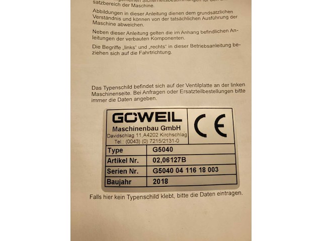 2020 lely rp 245 profi balenpers + goweil g5040 kombi - afbeelding 25 van  31