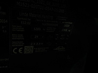 2020 linde e12-02 vorkheftruck met nieuwe 2025 accu