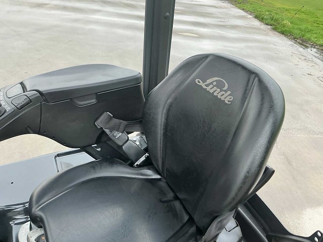 2020 linde e12-02 vorkheftruck met nieuwe 2025 accu - afbeelding 36 van  72