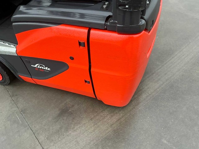 2020 linde e12-02 vorkheftruck met nieuwe 2025 accu - afbeelding 49 van  72