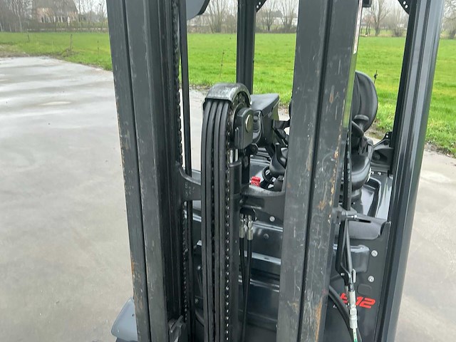 2020 linde e12-02 vorkheftruck met nieuwe 2025 accu - afbeelding 11 van  74