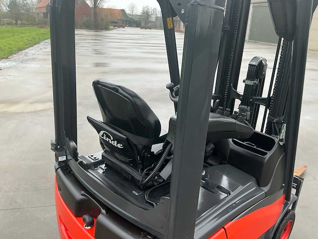 2020 linde e12-02 vorkheftruck met nieuwe 2025 accu - afbeelding 36 van  74