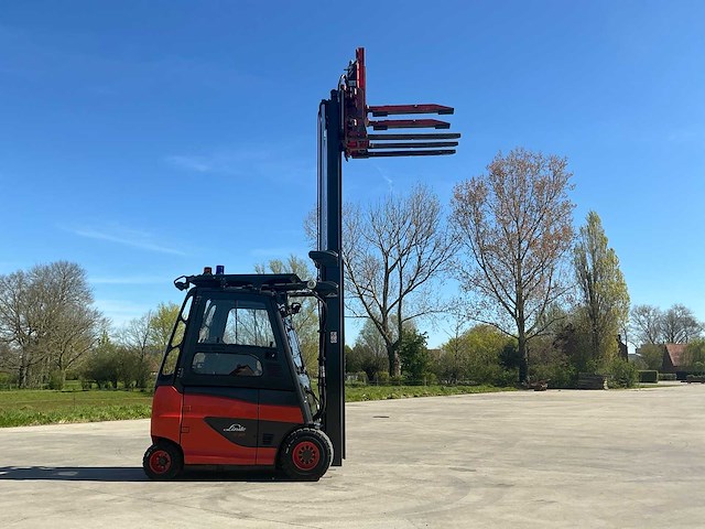 2020 linde e30h vorkheftruck met kaup 2t415bcr - afbeelding 1 van  125