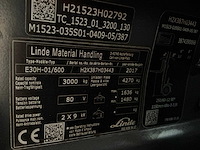 2020 linde e30h vorkheftruck met kaup 2t415bcr - afbeelding 42 van  43