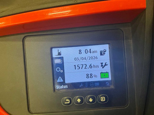 2020 linde l16ap stapelaar met triplex mast en weeg systeem - afbeelding 3 van  4