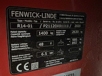 2020 linde r14-01 reach truck - afbeelding 34 van  64