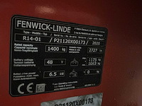 2020 linde r14-01 reach truck - afbeelding 34 van  63