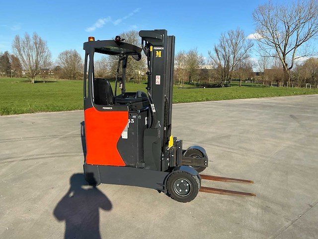 2020 linde r14g-01 reach truck op grote wielen en vorkversteller - afbeelding 29 van  78