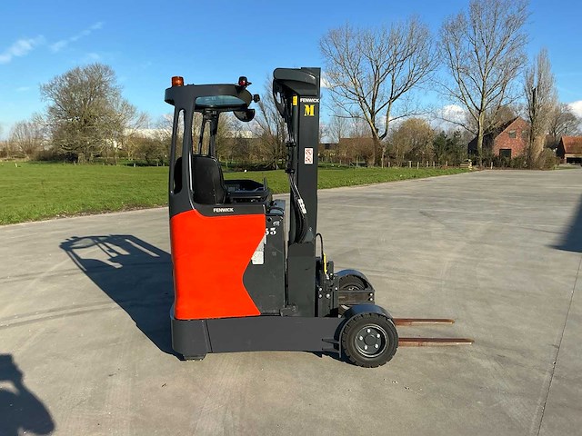 2020 linde r14g-01 reach truck op grote wielen en vorkversteller - afbeelding 30 van  78