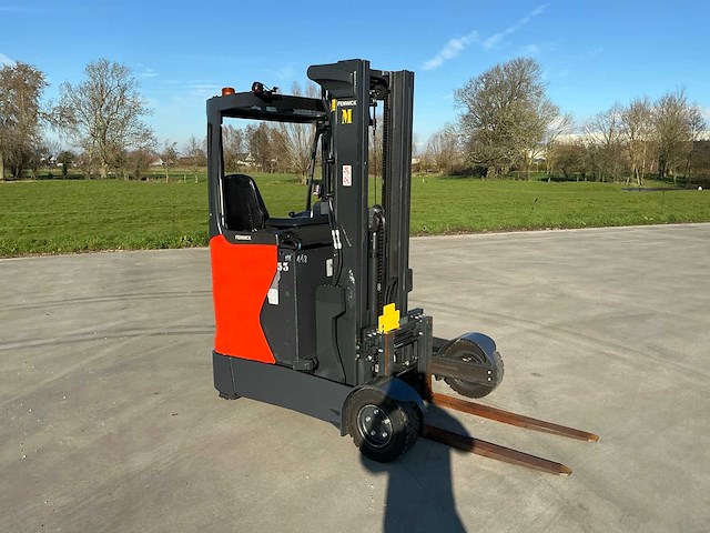 2020 linde r14g-01 reach truck op grote wielen en vorkversteller - afbeelding 28 van  78