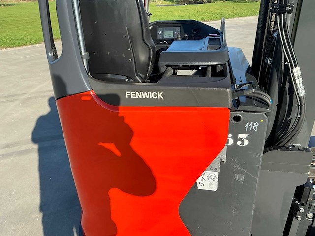 2020 linde r14g-01 reach truck op grote wielen en vorkversteller - afbeelding 43 van  78