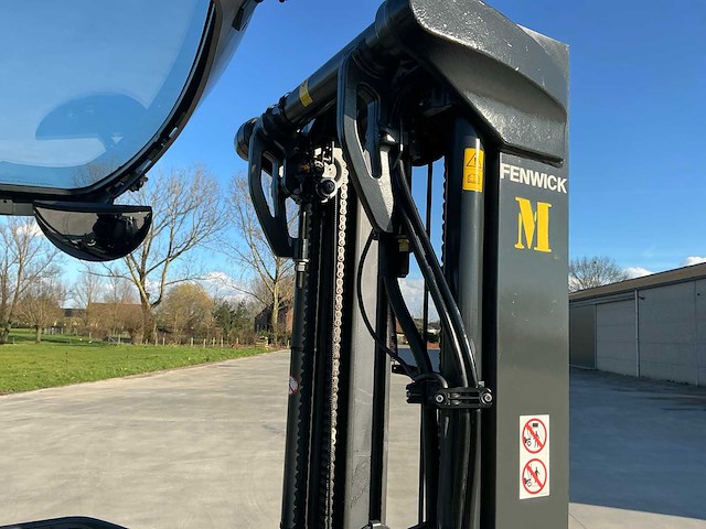 2020 linde r14g-01 reach truck op grote wielen en vorkversteller - afbeelding 53 van  78