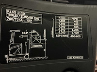 2020 linde r14g-01 reach truck op grote wielen en vorkversteller - afbeelding 67 van  78