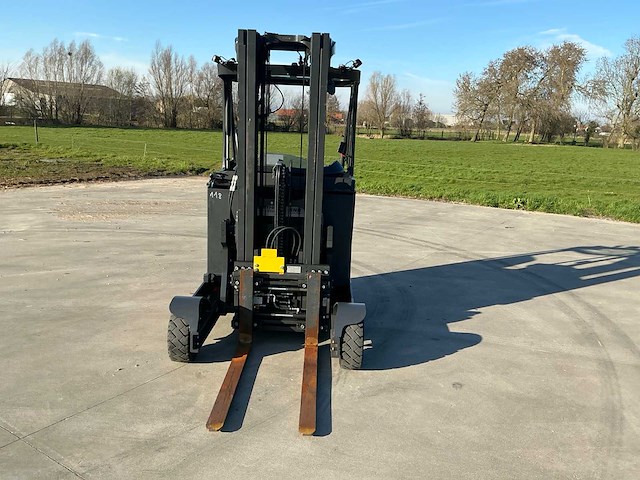 2020 linde r14g-01 reach truck op grote wielen en vorkversteller - afbeelding 25 van  69