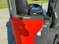 2020 linde r14g-01 reach truck op grote wielen en vorkversteller - afbeelding 43 van  69
