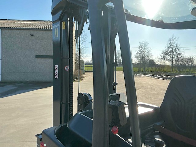 2020 linde r14g-01 reach truck op grote wielen en vorkversteller - afbeelding 61 van  69