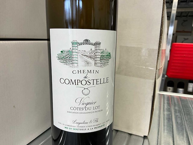 2020 longueteau & fils chemie de compostelle witte wijn (44x) - afbeelding 2 van  4