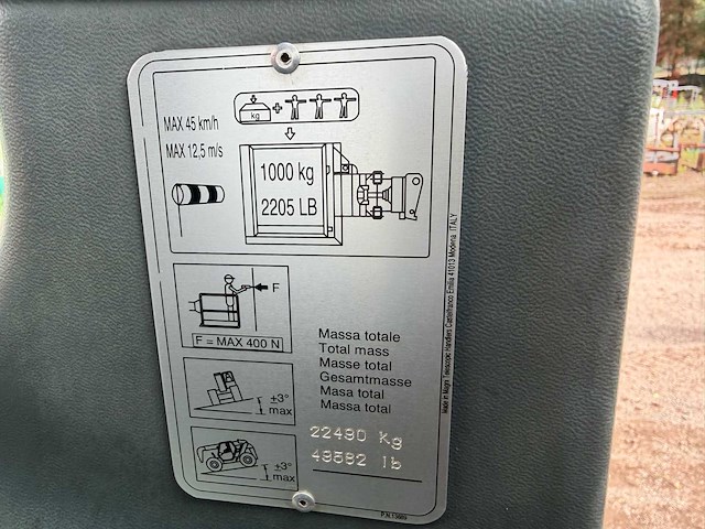 2020 magni rth 6.30 volvo motor - verreiker - hoogtewerker - telehandlers - afbeelding 16 van  58