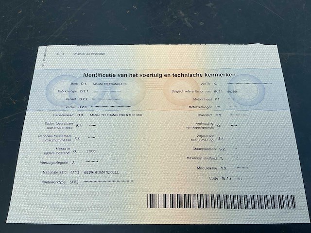 2020 magni rth 6.30 volvo motor - verreiker - hoogtewerker - telehandlers - afbeelding 54 van  58