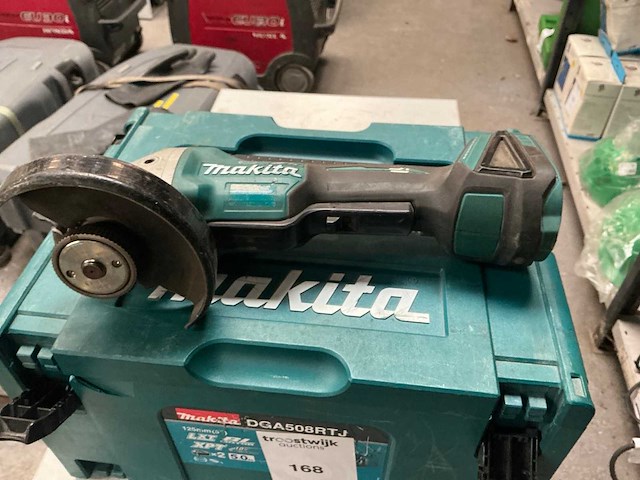 2020 makita dga508 haakse slijpmachine body - afbeelding 2 van  7