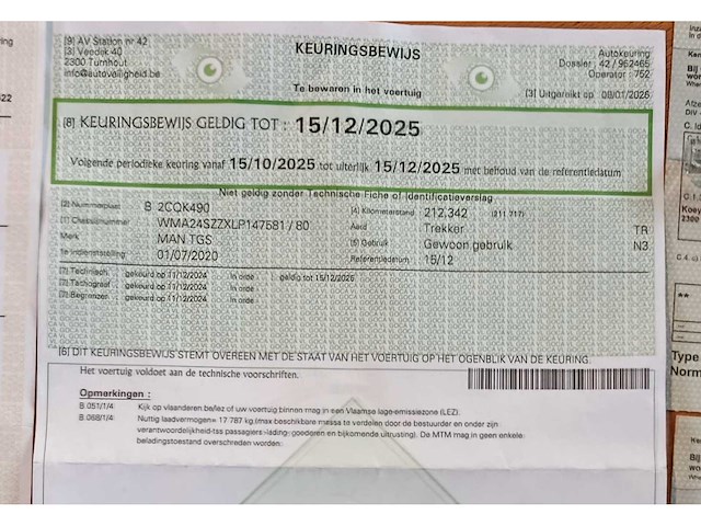 2020 man tgs 26.470 vrachtwagen - afbeelding 21 van  27